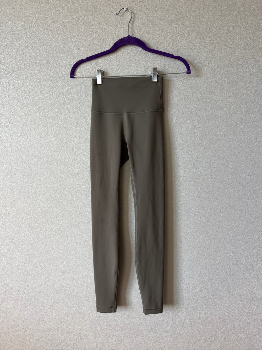 Lululemon Wunder Under High Rise Leggings 25" Olive/Taupe Size 2